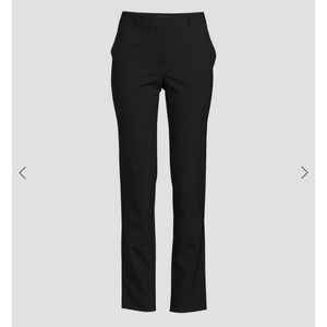 THE ROW Black Franklin Stretch Wool Pants 12 NWT